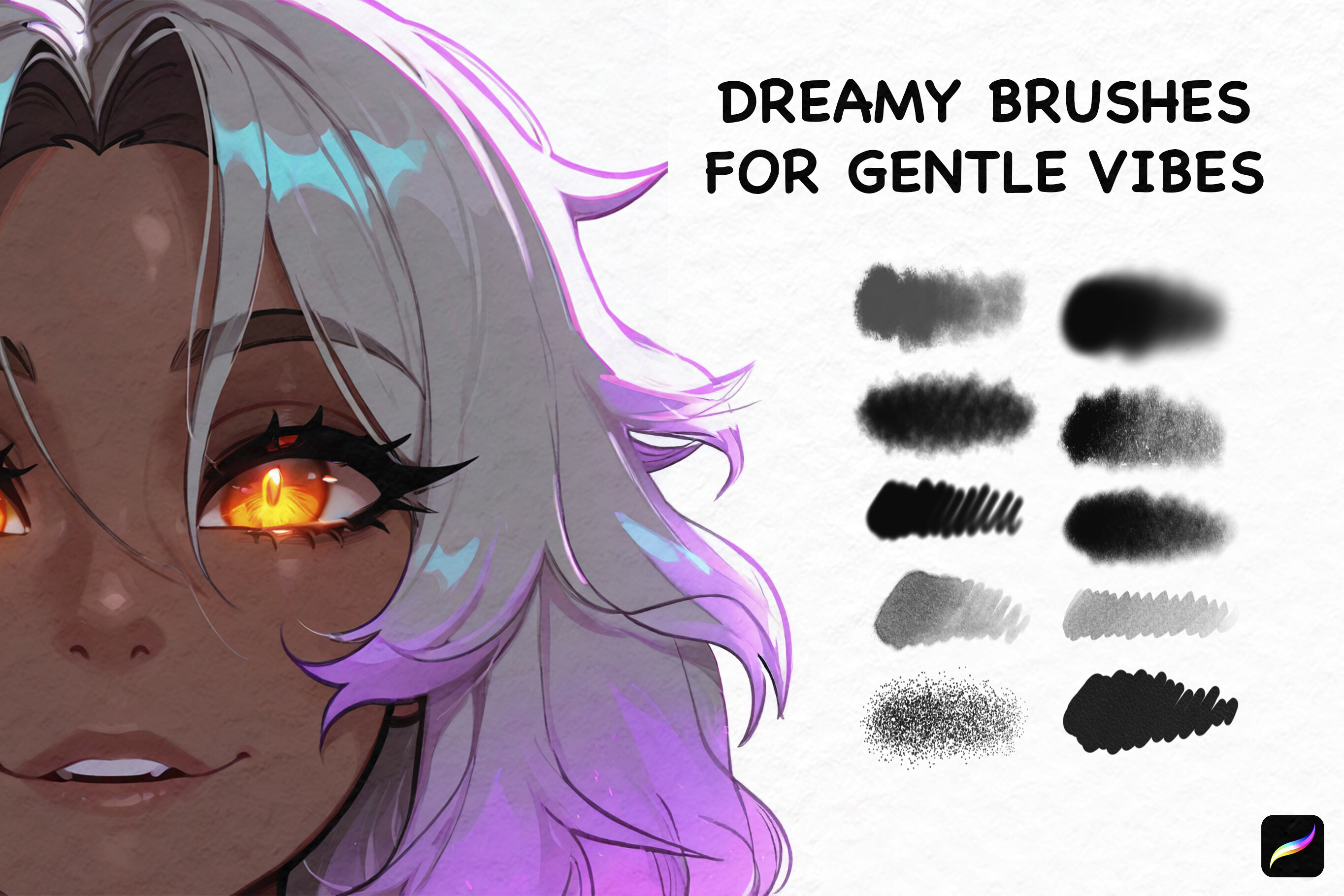 86 Procreate Brushes - Anime Soft Style - photo 6