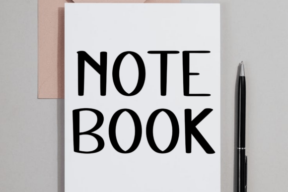 Black White Font PNG with transparent background - Preview 1
