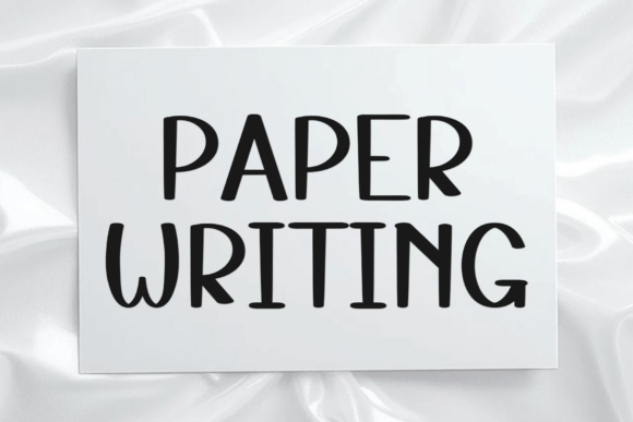 Black White Font PNG with transparent background - Preview 2
