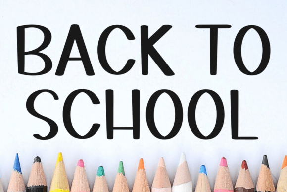 Black White Font PNG with transparent background - Preview 4