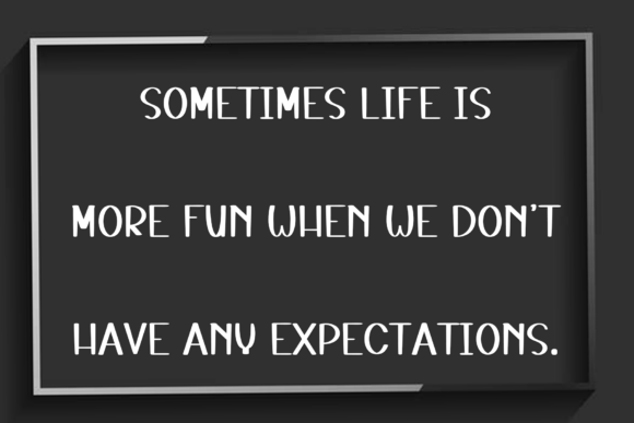 Black White Font PNG with transparent background - Preview 5
