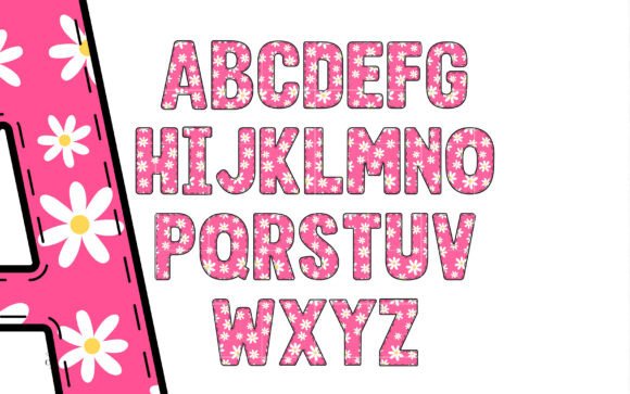 Daisycolorful Orange Font - Preview 2