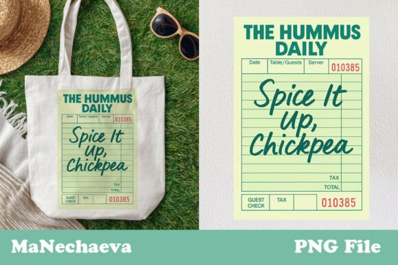 Funny Guest Check Clipart Spice Chickpea