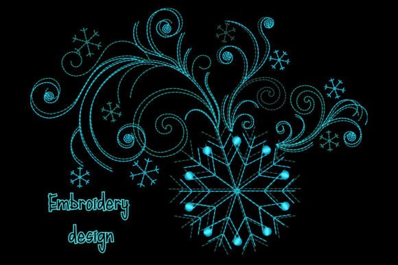 Golden and Silver Snowflake