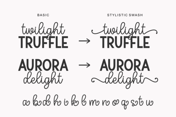 Handmade Cupcakes Font PNG with transparent background - Preview 6
