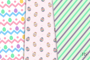 Happy Easter Digital Paper Pattern Pack Graphic by Heyv Studio ...