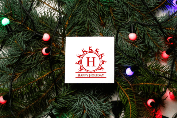 Merry Reindeer Font PNG with transparent background - Preview 2