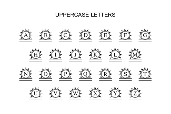Merry Reindeer Font PNG with transparent background - Preview 4