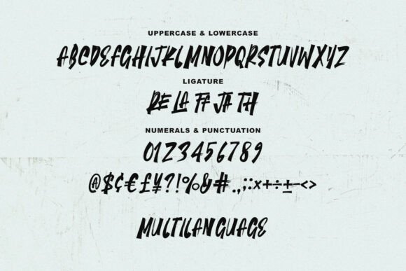 Mujared Font PNG with transparent background - Preview 4