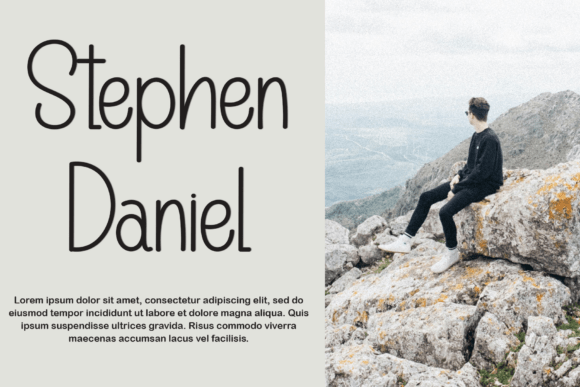 Ocean Pedia Font PNG with transparent background - Preview 5