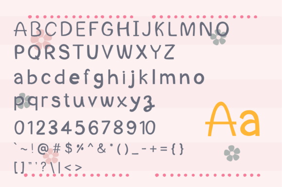 Playful Twist Font PNG with transparent background - Preview 1