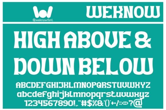 Psychedelia Energy Font PNG with transparent background - Preview 4