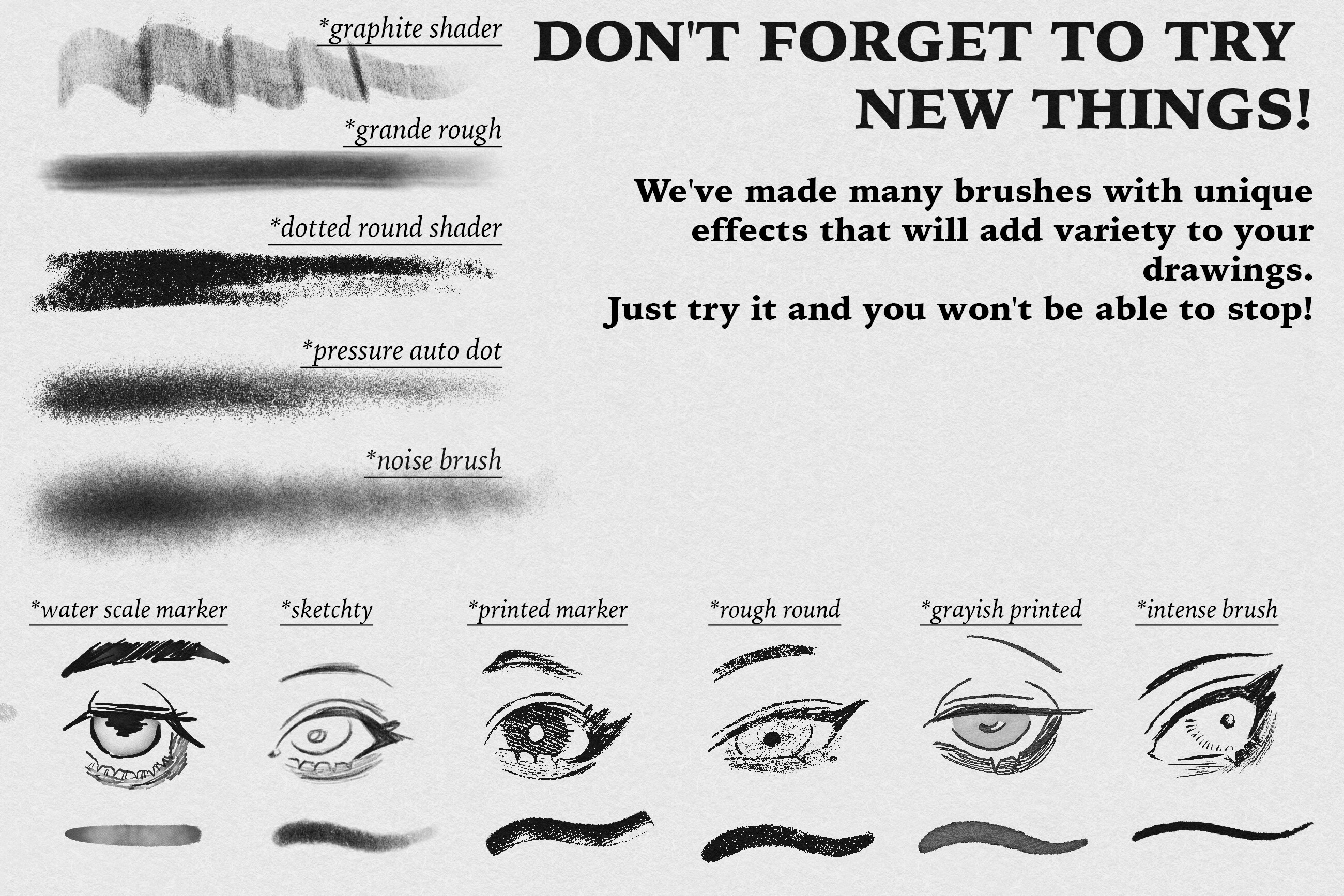30 Manga Brushes for Procreate - photo 4