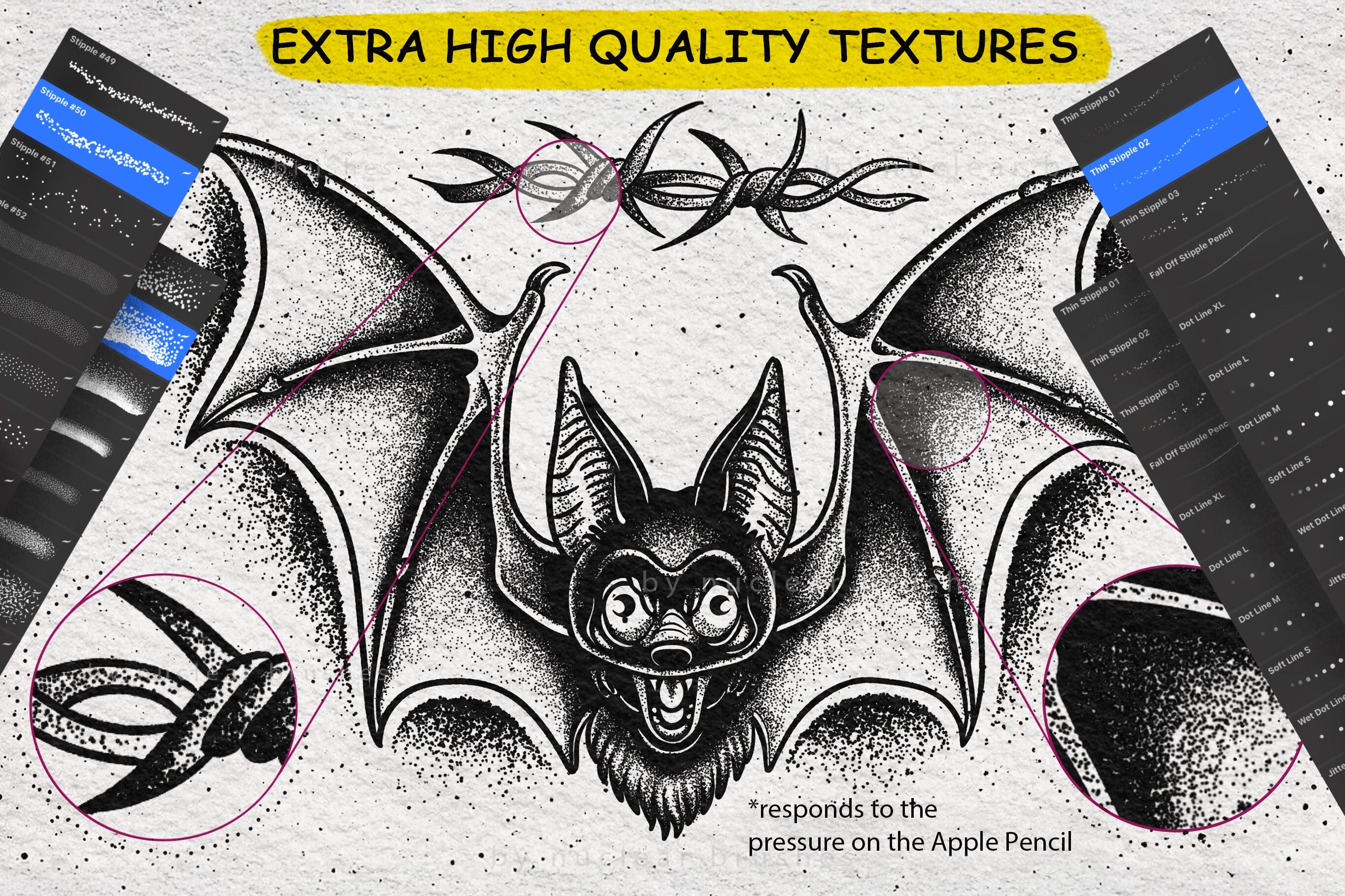 300 Fine Line Brushes for Procreate - photo 6