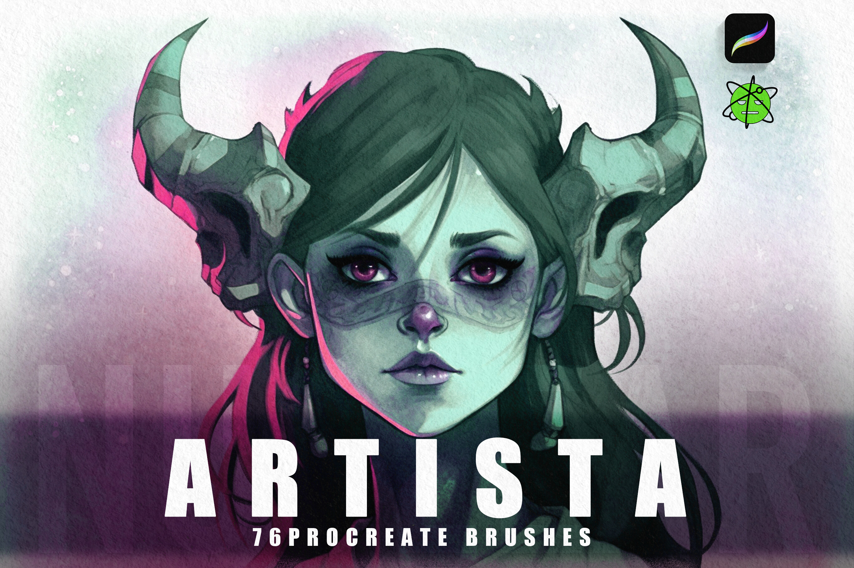 76 Artista Procreate Painting Brushes - photo 1