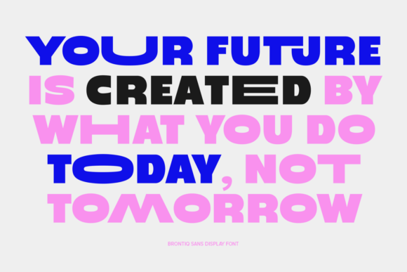 Brontiq Font - Preview 2