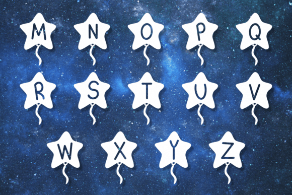 Bubble Star Font - Preview 2