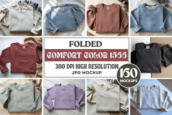 Comfort Colors 1566 Mockup Bundle