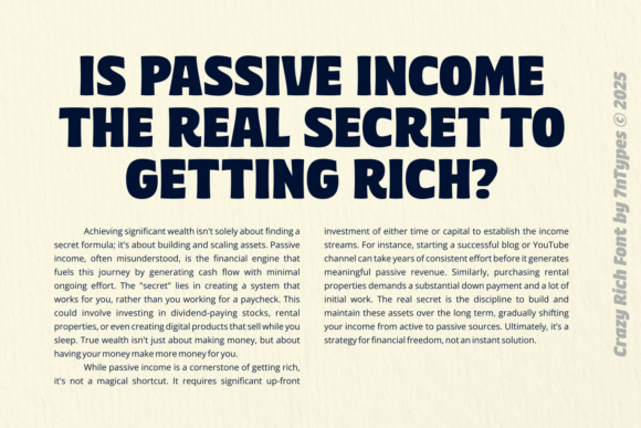 Crazy Rich Font - Preview 1