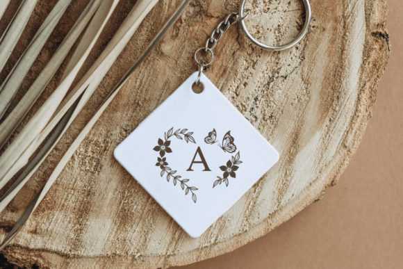 Flora Heart Monogram Font - Preview 4