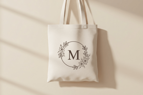Floral Elegance Monogram Font - Preview 2