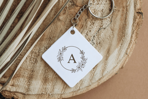 Floral Elegance Monogram Font - Preview 4