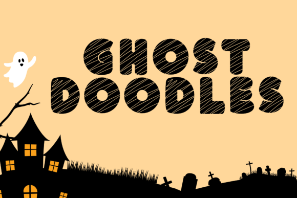 Ghost Doodles Font - Preview 1