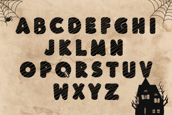 Ghost Doodles Font - Preview 2