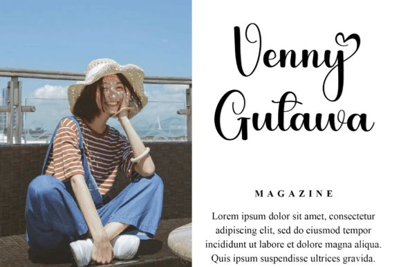 Bakery Wedding Font - Preview 1