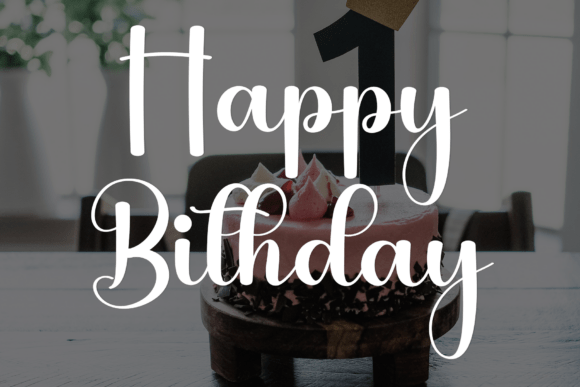 Bakery Wedding Font - Preview 4