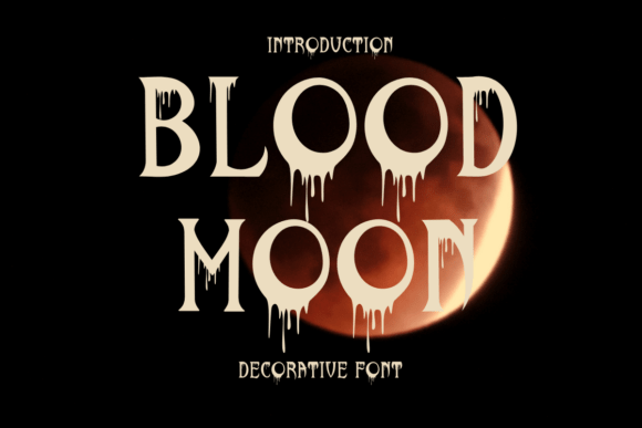Blood Moon Font