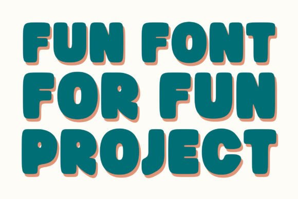 Bubble Gummy Font - Preview 2