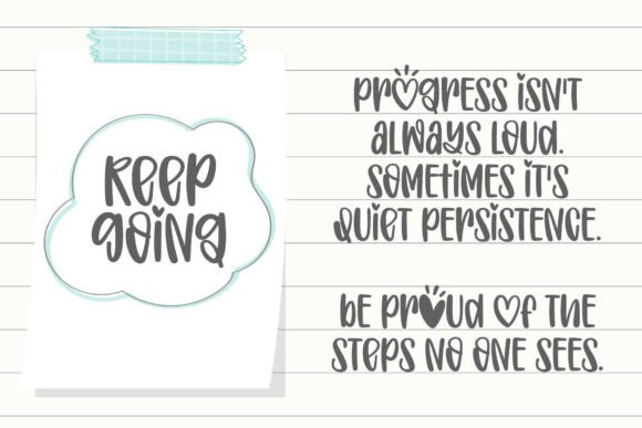 Coriopreppy Font PNG with transparent background - Preview 3