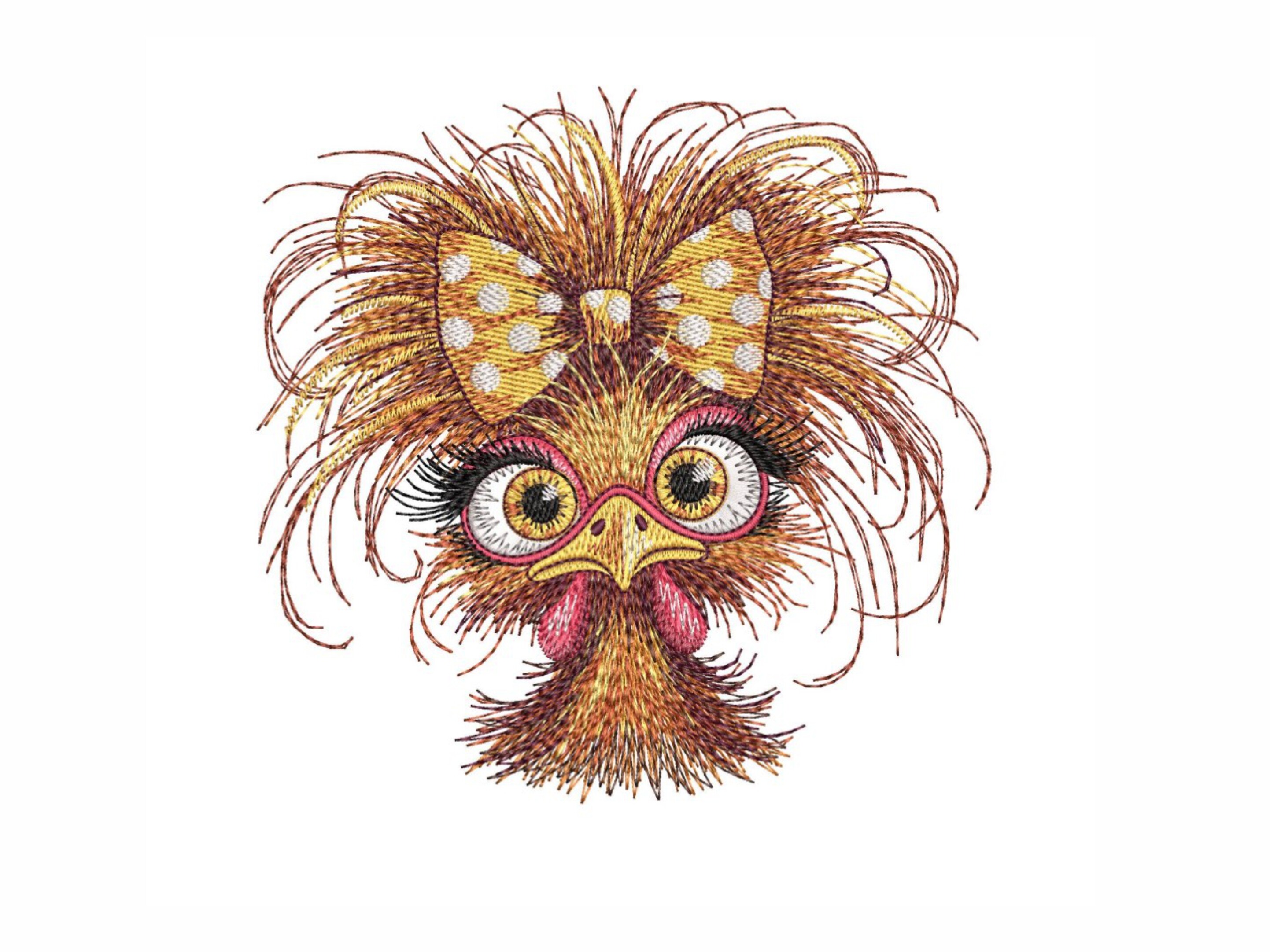 Funny Crazy Chicken
