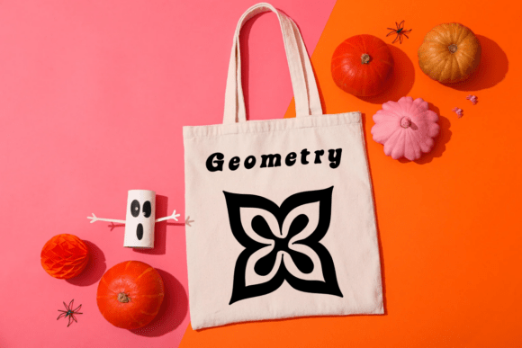 Geometry Doodle Font PNG with transparent background - Preview 4