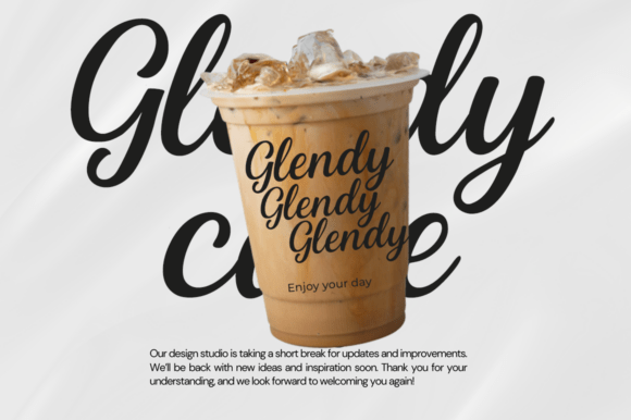 Glamira Script Font PNG with transparent background - Preview 2