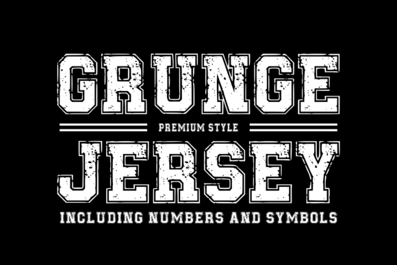 Grungejersey Regular Display Font By TaralArt