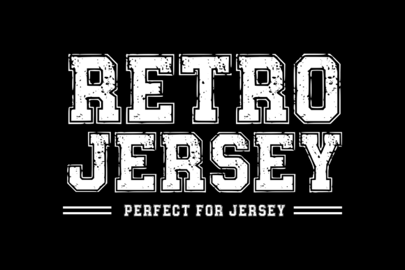 Grungejersey Regular Font - Preview 1