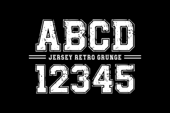 Grungejersey Regular Font - Preview 2
