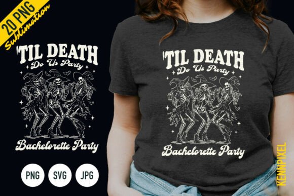 Til Death Do Us Party Retro Halloween