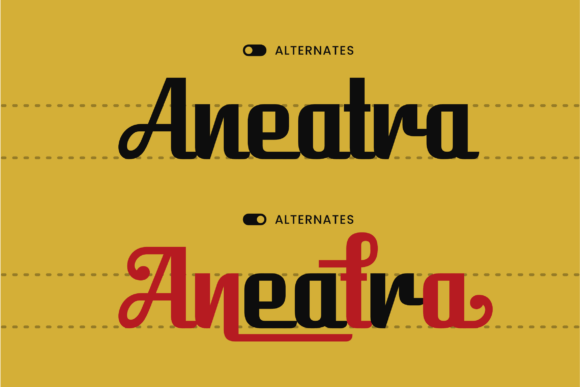 Aneatra Font - Preview 3