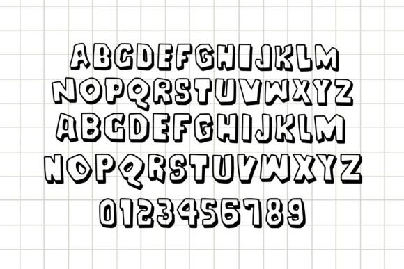 Baal Shadow Font - Preview 1