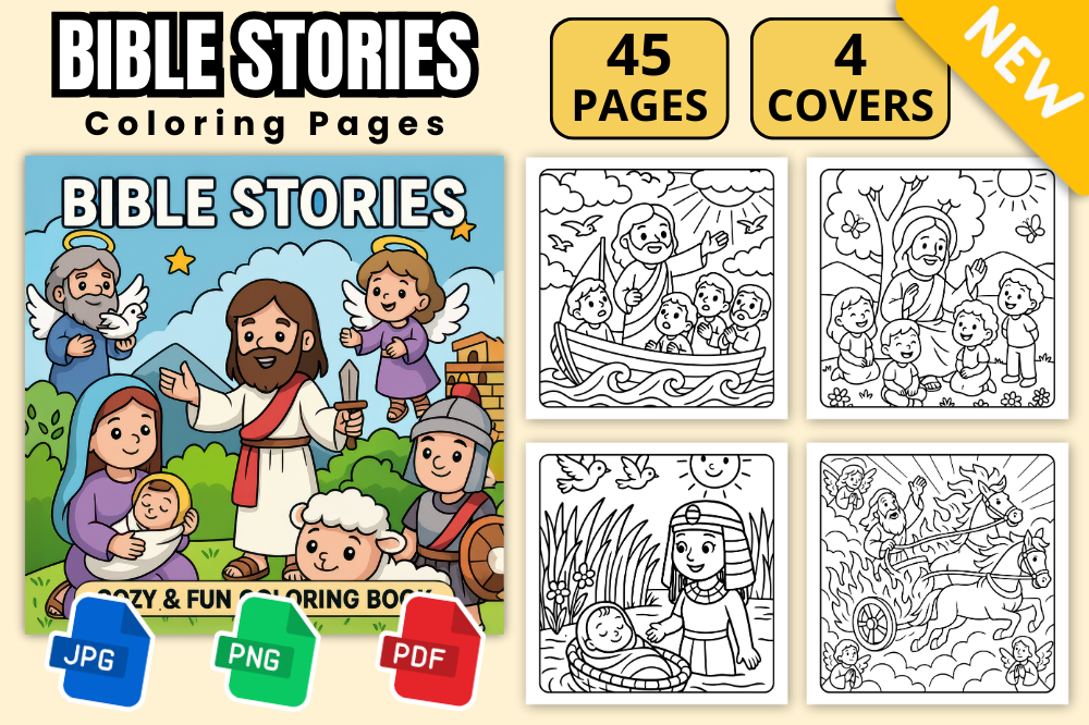 Bible Stories Coloring Pages