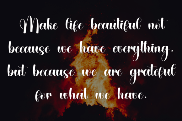 Burning Font - Preview 3