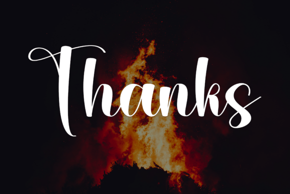 Burning Font - Preview 5
