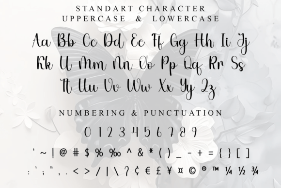 Butterfly Font - Preview 6