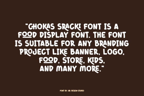Chokas Sracki Font PNG with transparent background - Preview 5