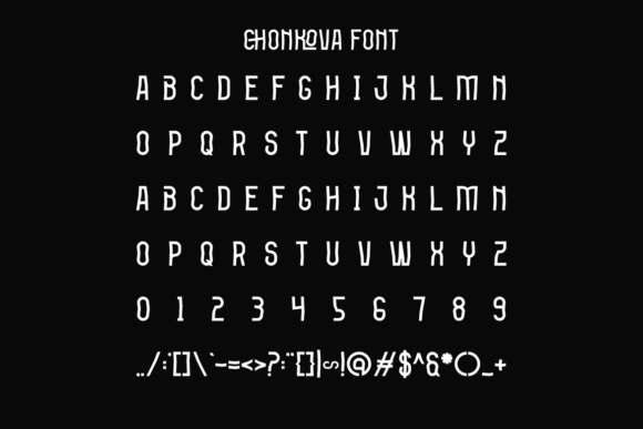 Chonkova Font - Preview 4