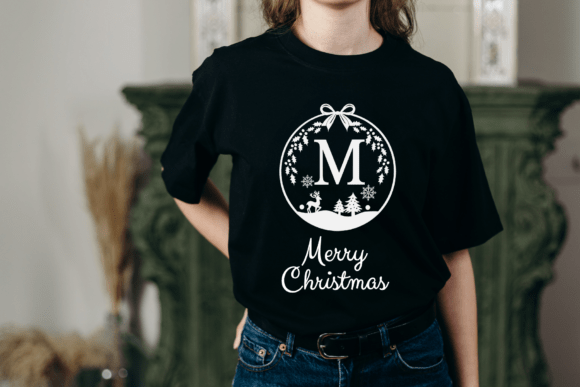 Christmas Festive Monogram Font - Preview 3