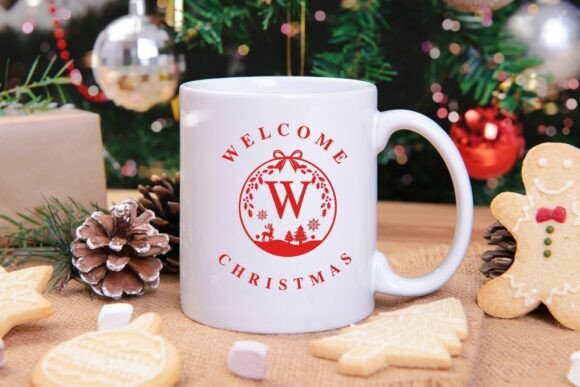 Christmas Festive Monogram Font - Preview 5